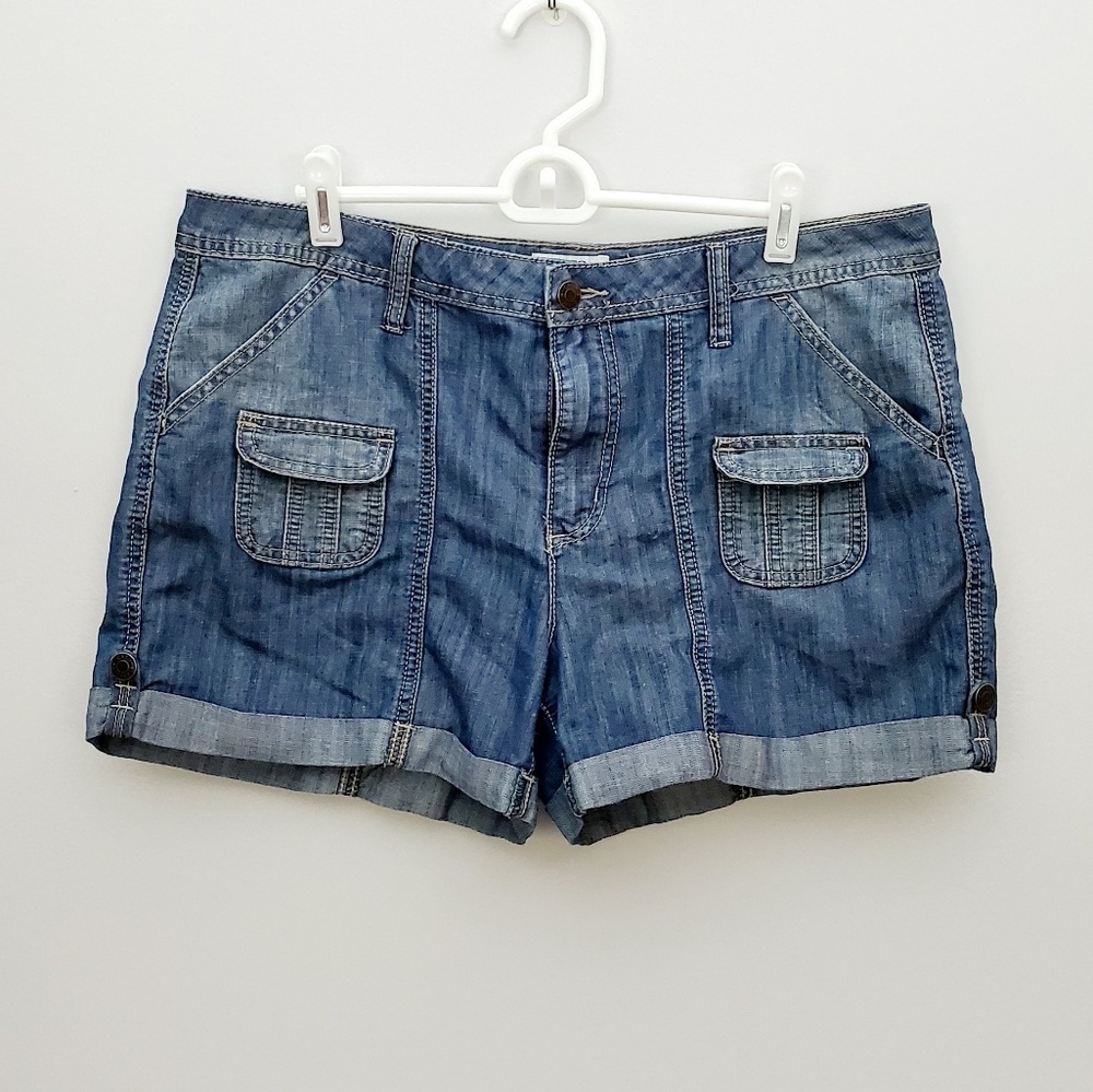 Cato denim jean shorts size 14